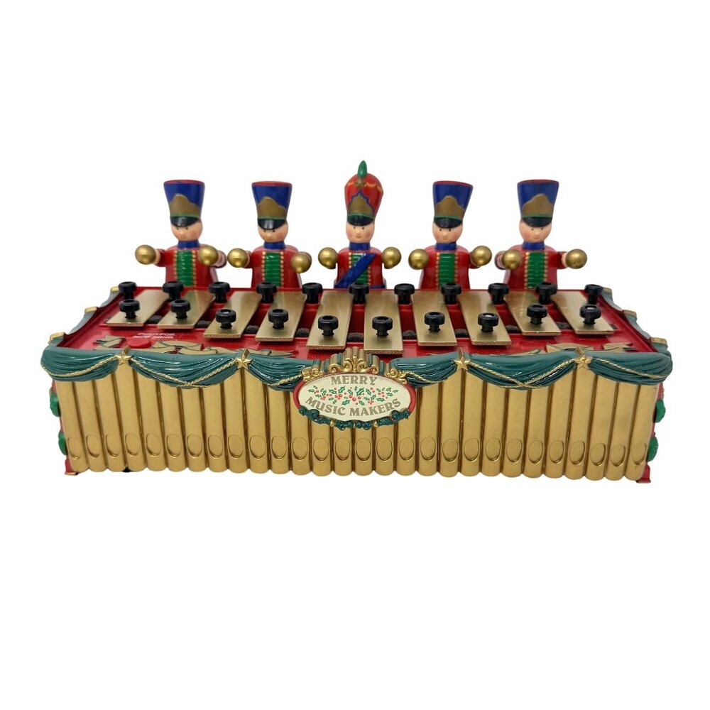Vintage Mr. Christmas Merry Music Makers Toy‎ Soldiers Drummers Holiday 1996